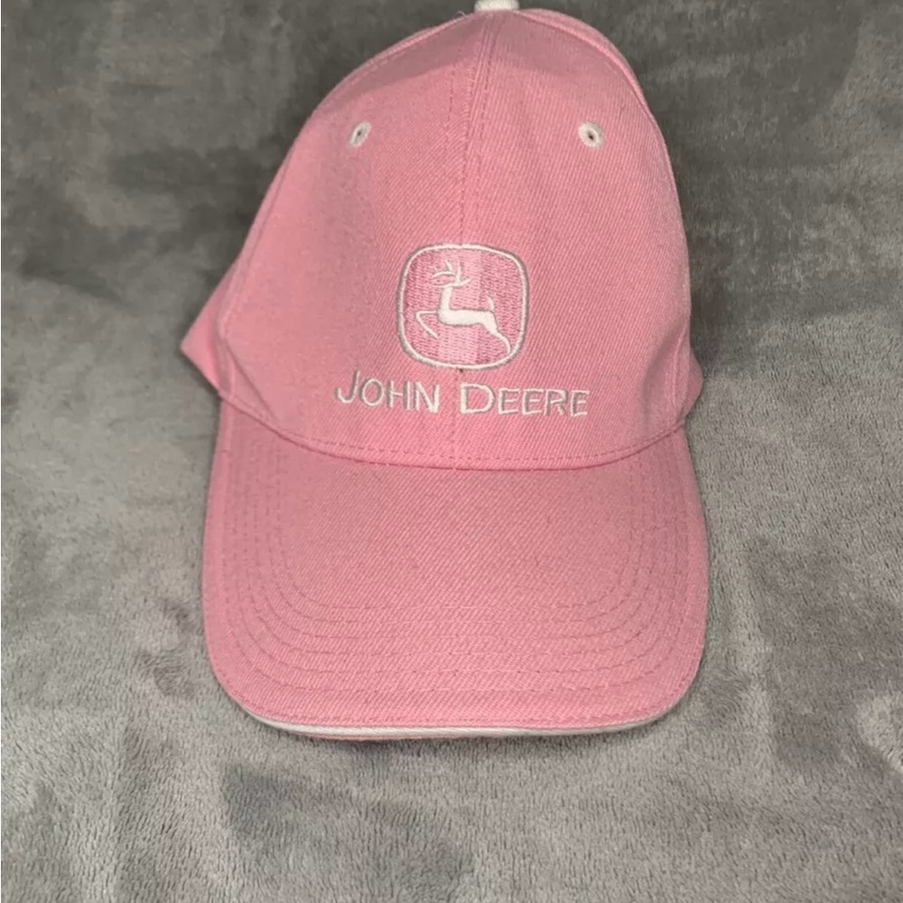 John Deere embroidered Pink Baseball Cap